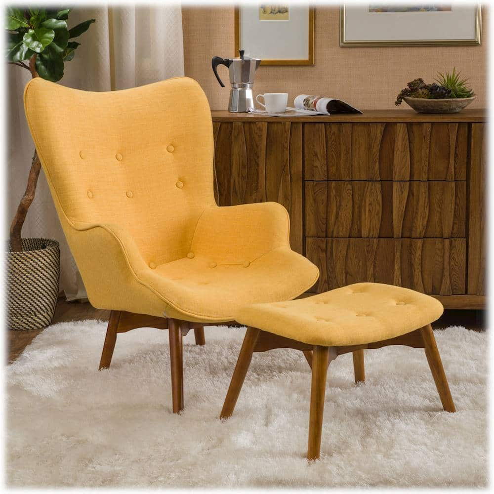 Contour chair and discount ottoman