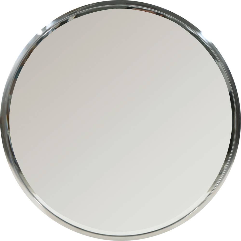 Angle View: Noble House - Mumford Hexagonal Wall Mirror - Silver