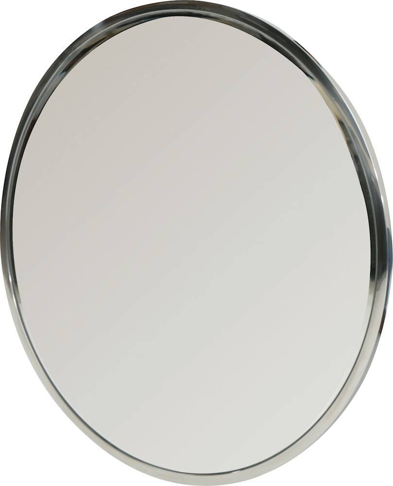 Left View: Noble House - Montalba Circular Wall Mirror - Silver