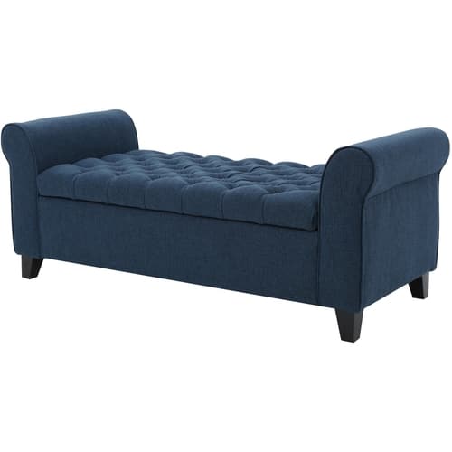 Noble House - Redgate Storage Bench - Dark Blue