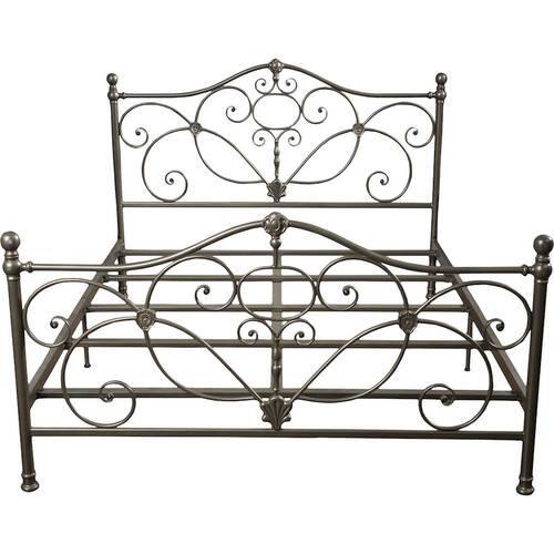 Noble House - Lampson 64" Queen Iron Bed Frame - Champagne