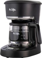 Mr. Coffee - 5-Cup Coffeemaker - Black - Front_Zoom