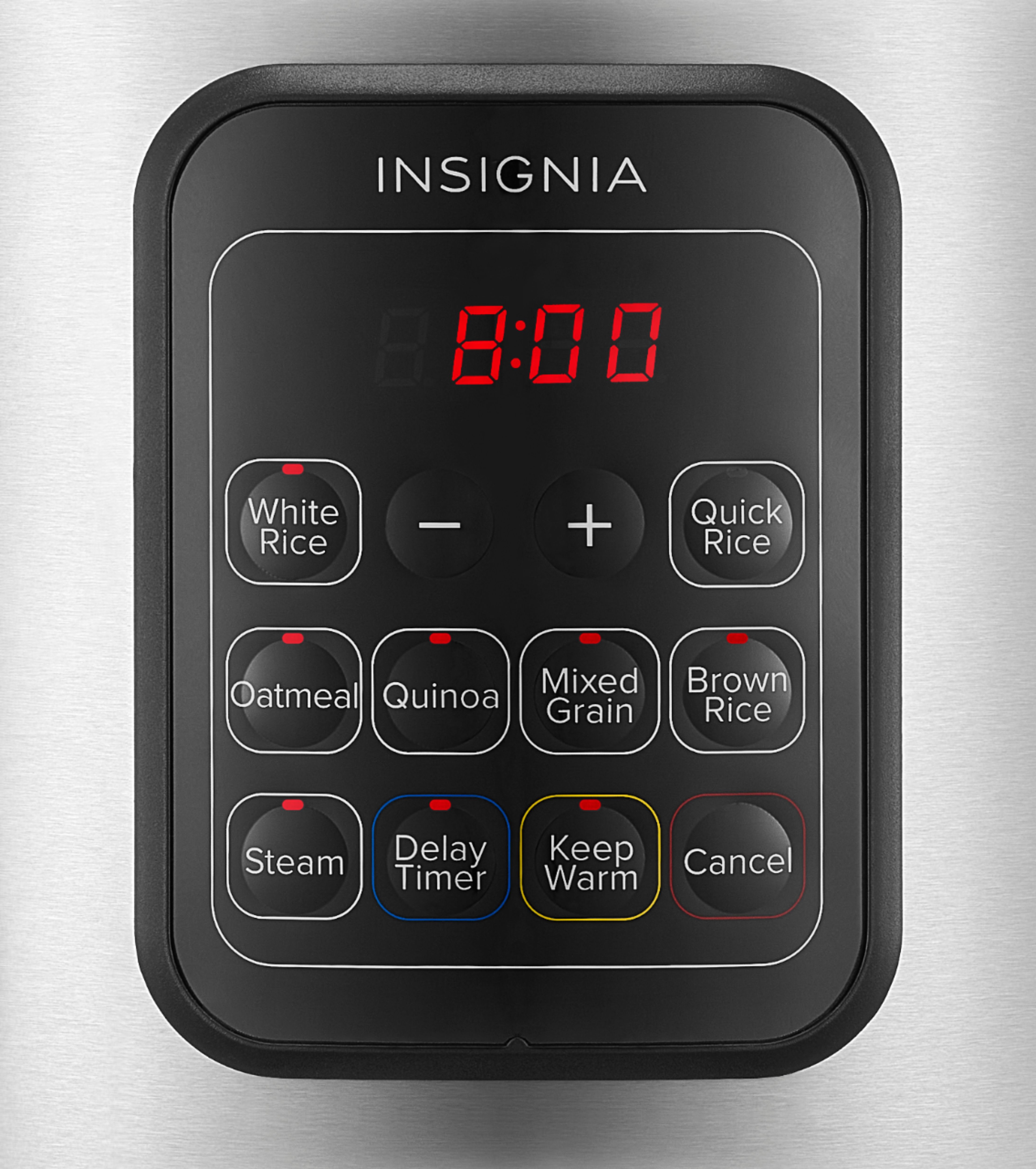 Best Buy: Insignia™ 20-Cup Rice Cooker and Steamer Stainless Steel
