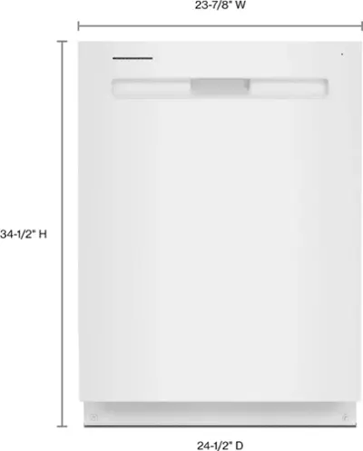 Maytag Dishwasher Stainless Steel Tub (MDB8959SKW) - White