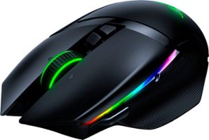 Razer - Basilisk Ultimate Wireless Optical Gaming Mouse - Black - Front_Zoom