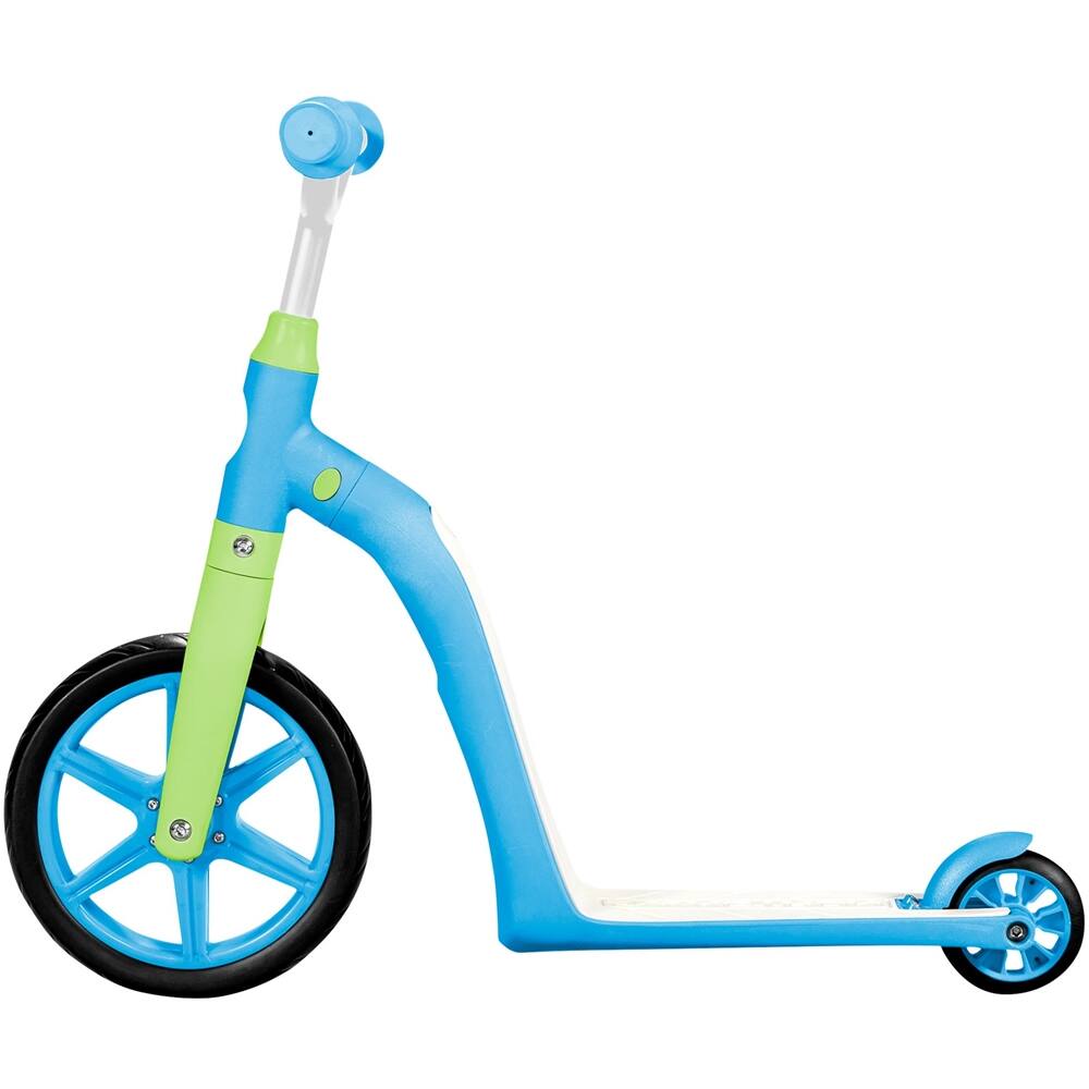 Angle View: Swagtron - Kick Scooter and Balance Bike Combo - Blue