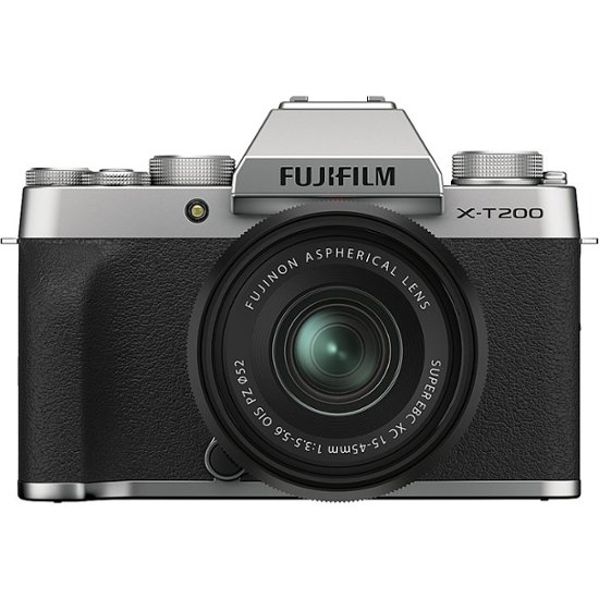 Fujifilm – X Series X-T200 Mirrorless Camera (Body Only) – Silver