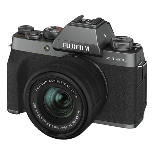 Fujifilm - X Series X-T200 Mirrorless Camera (Body Only) - Dark Silver