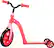 Front. Swagtron - K6 4-IN-1 Kick Scooter and Balance Bike Combo - Pink.