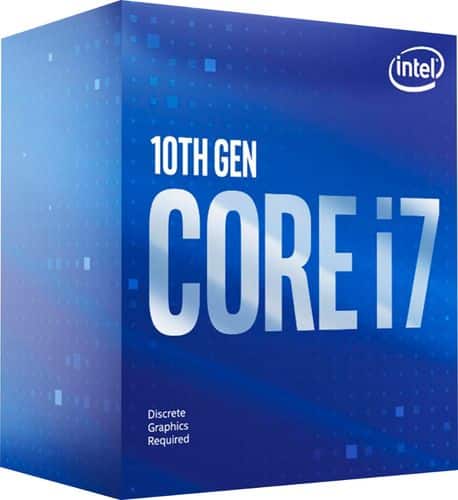 Intel Core i7 10700F 10th Generation 8 Core 16 Thread 2.9 GHz (4.8