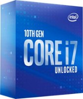 Intel - Core i7-10700K 10th Generation 8-Core - 16-Thread - 3.8 GHz (5.1 GHz Turbo) Socket LGA1200 Unlocked Desktop Processor - Front_Zoom