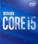 Intel - Core i5-10400 10th Generation 6-Core - 12-Thread - 2.9 GHz (4.3 GHz Turbo) Socket LGA1200 Locked Desktop Processor - Grey/Black/Gold