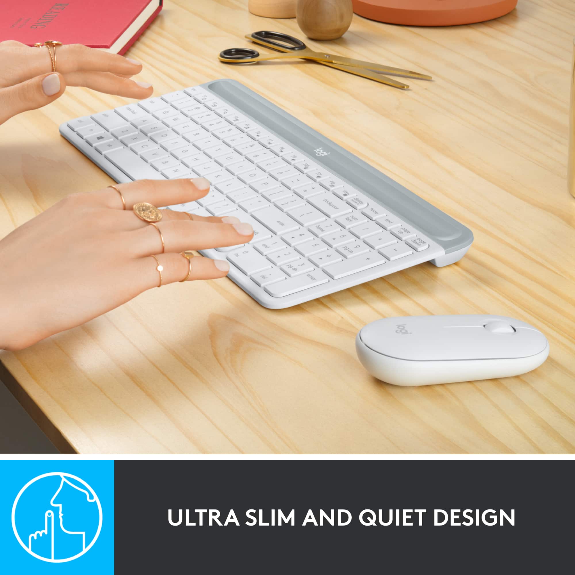 Ultra Slim and Quiet Design.