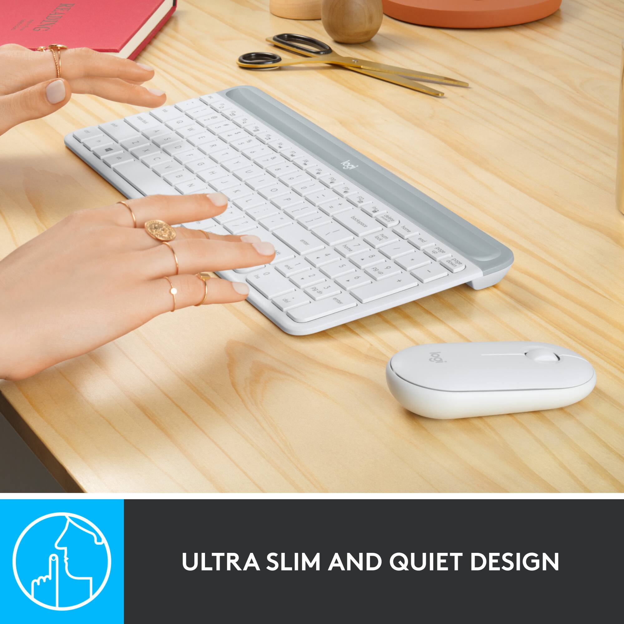 Ultra Slim and Quiet Design.