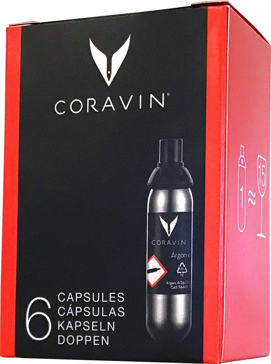 Alt View 11. Coravin - Pure Capsules (6-pack) - Black.