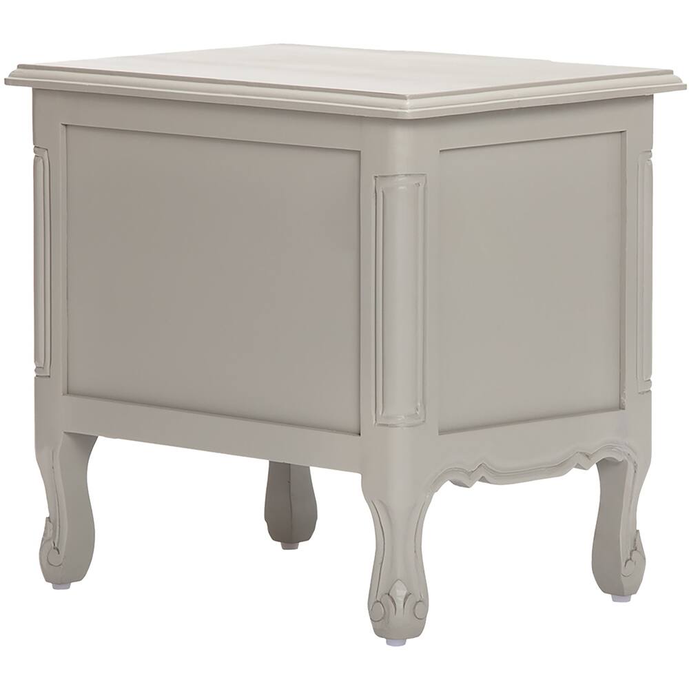 Alt View 12. Finch - Maslow Wood 2-Drawer Side Table - Gray.