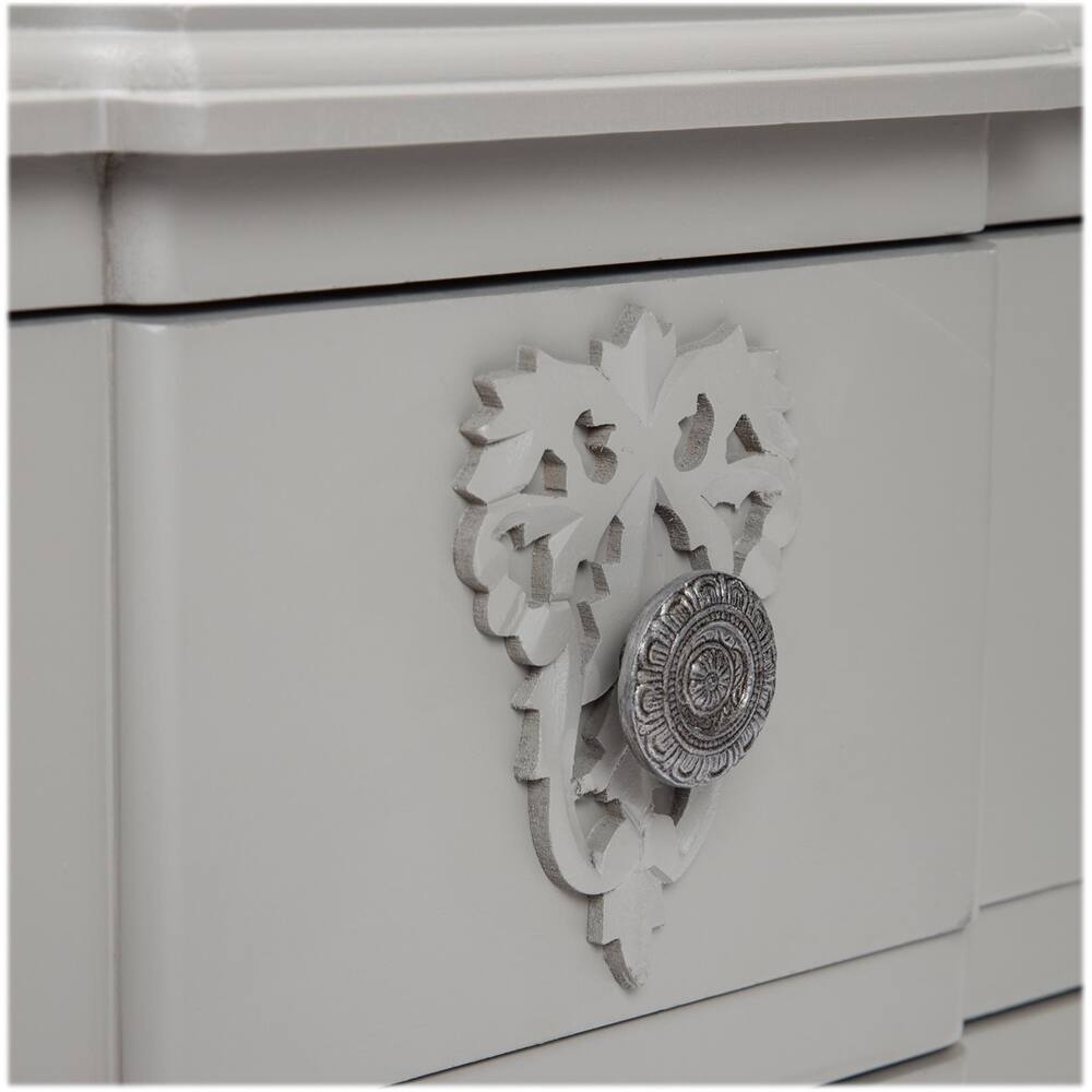 Alt View 13. Finch - Maslow Wood 2-Drawer Side Table - Gray.