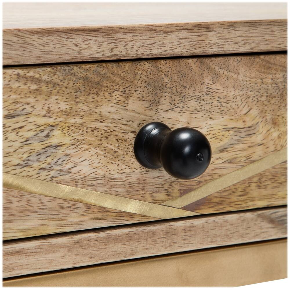 Alt View 12. Adore Decor - Sidney Modern Mango Wood 1-Drawer Accent Table - Beige.