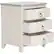 Front. Finch - Charleston Modern Classic Wood Pedestal - Gray/Cream White.