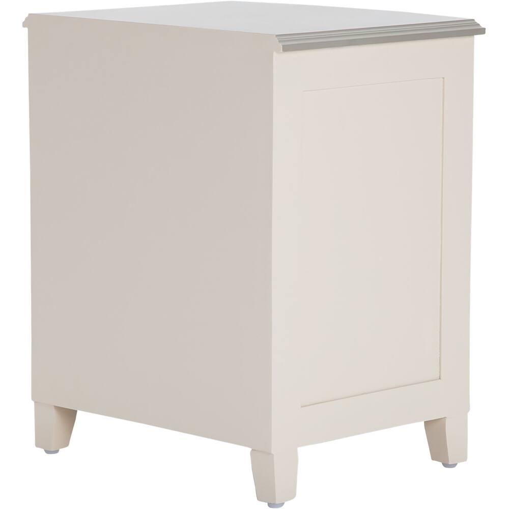 Alt View 11. Finch - Charleston Modern Classic Wood Pedestal - Gray/Cream White.