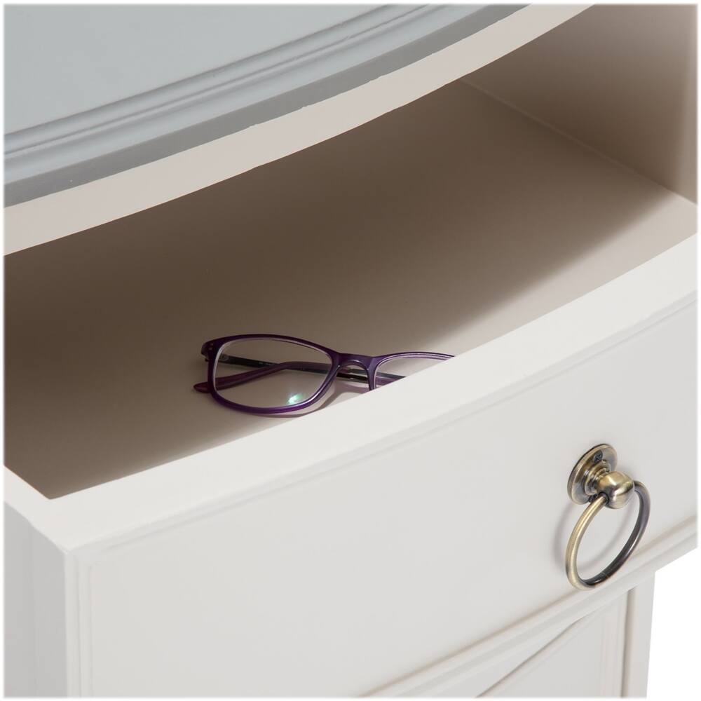 Alt View 15. Finch - Charleston Modern Classic Wood Pedestal - Gray/Cream White.