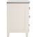 Left. Finch - Charleston Modern Classic Wood Pedestal - Gray/Cream White.