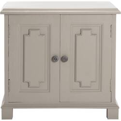 Finch - Ellison Mango Wood 2-Shelf Sideboard - Gray - Front_Zoom
