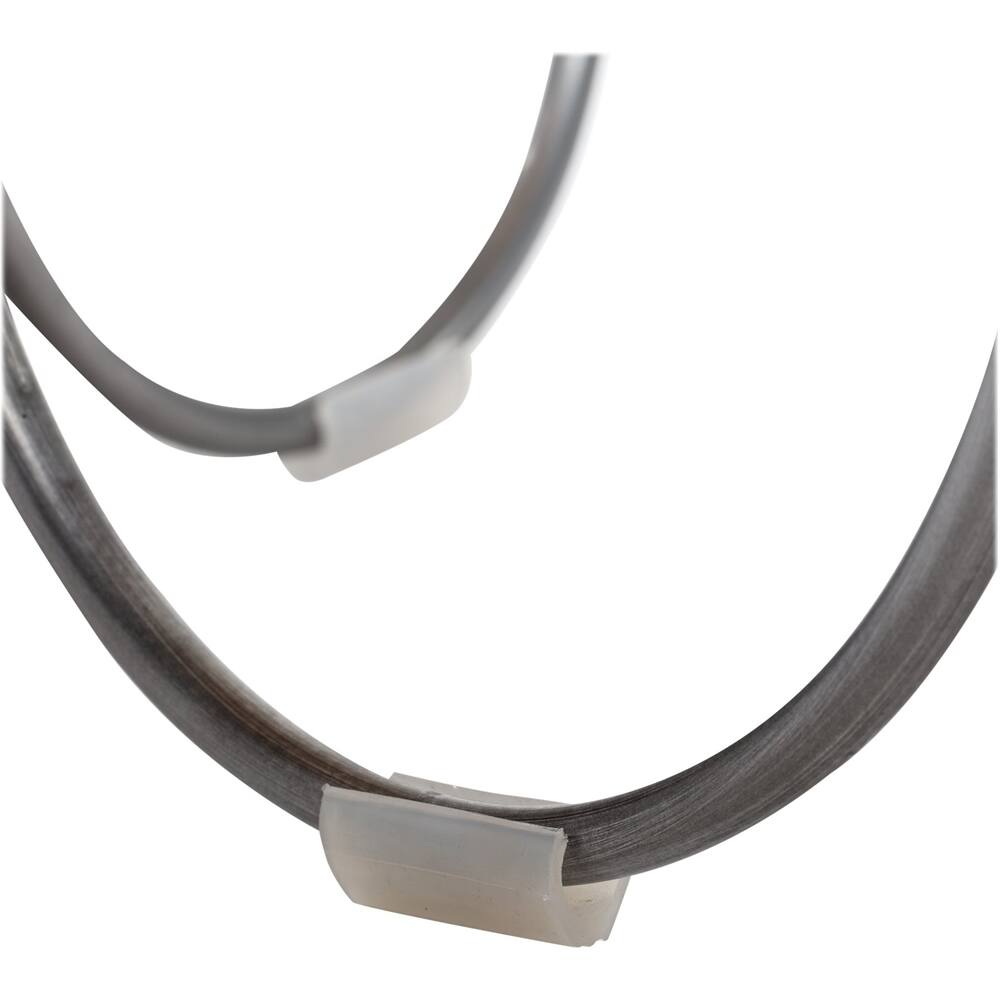 Alt View 14. Adore Decor - Zahra Round Modern Bone Side Table - Black/White.