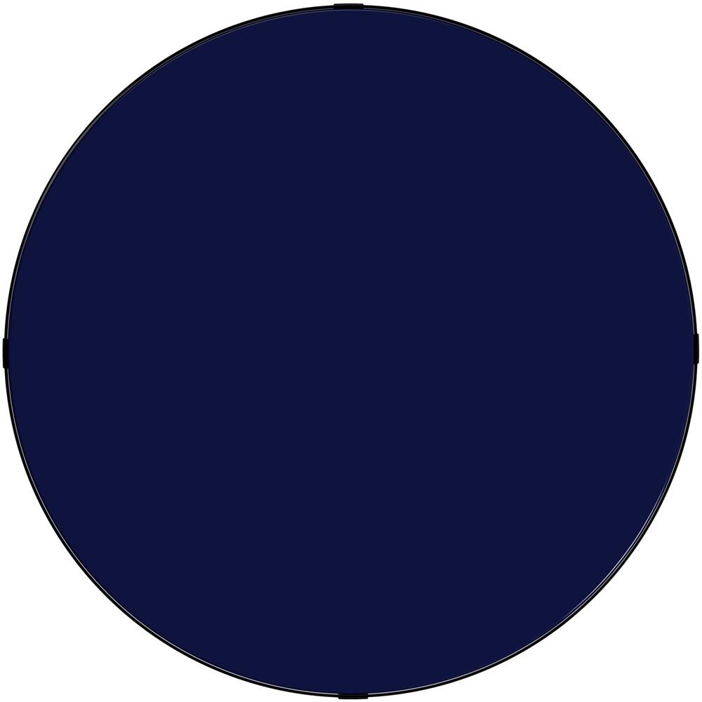 Alt View 12. Finch - Thomas Round Modern Coffee Table - Blue.