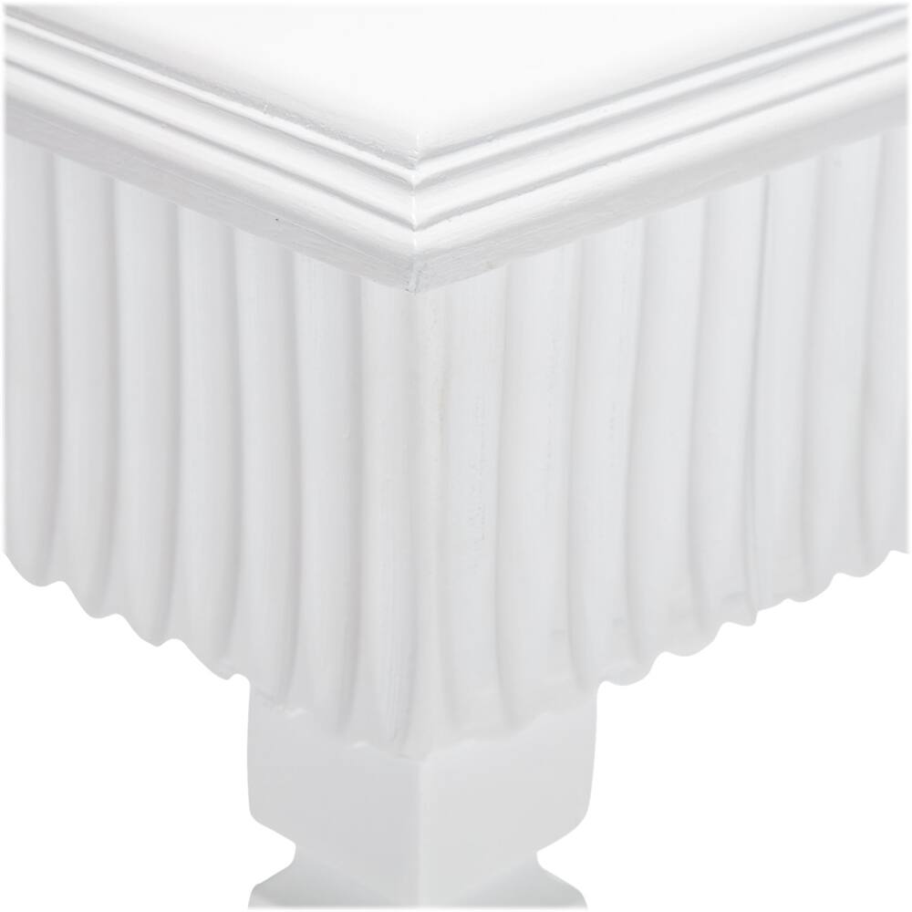 Alt View 15. Finch - Atwood Modern Wood 1-Drawer Side Table - White.