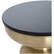 Alt View 12. Finch - Adler Round Contemporary Marble/Granite Side Table - Black.