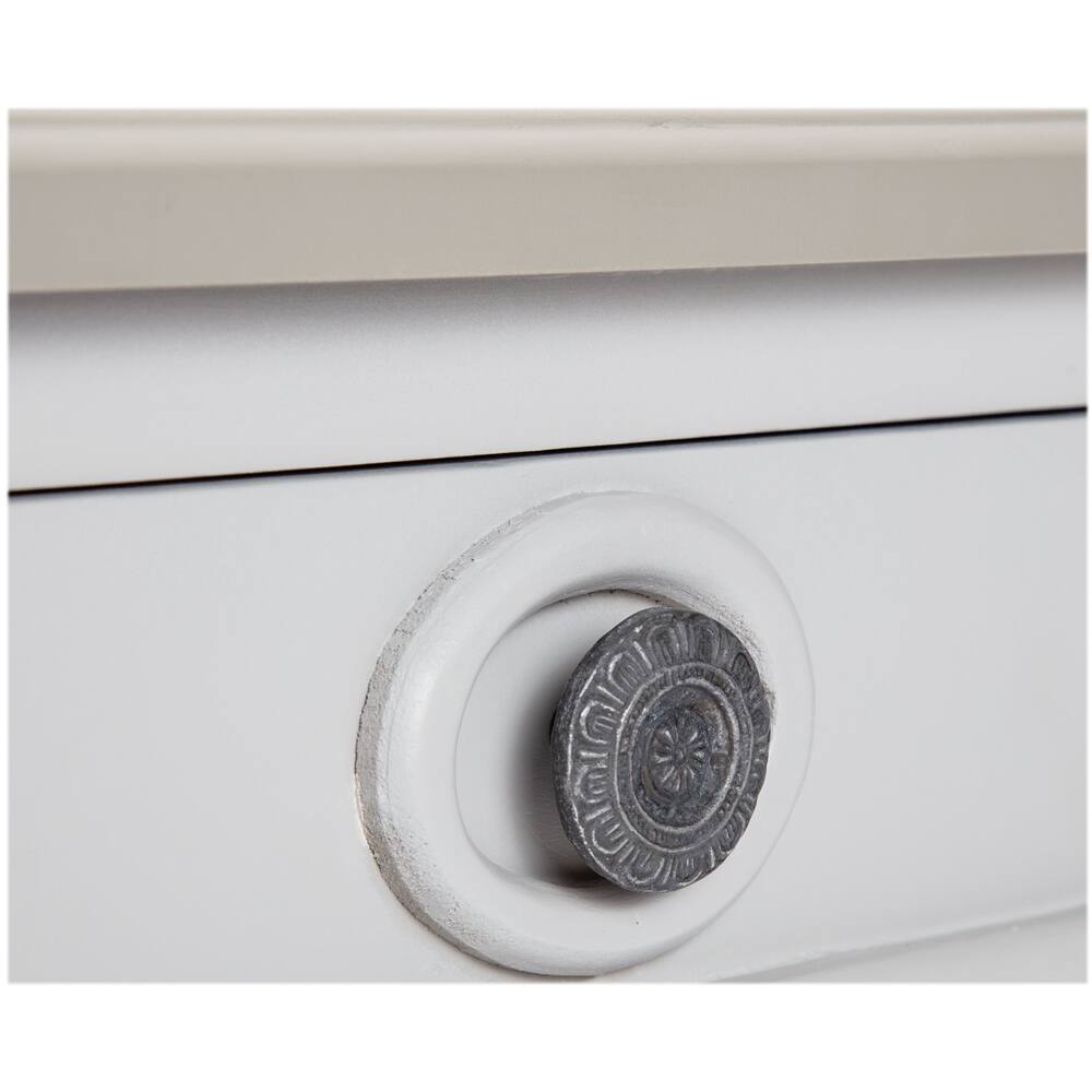 Alt View 13. Finch - Benson Modern Wood 1-Drawer Night Stand - Light Gray.