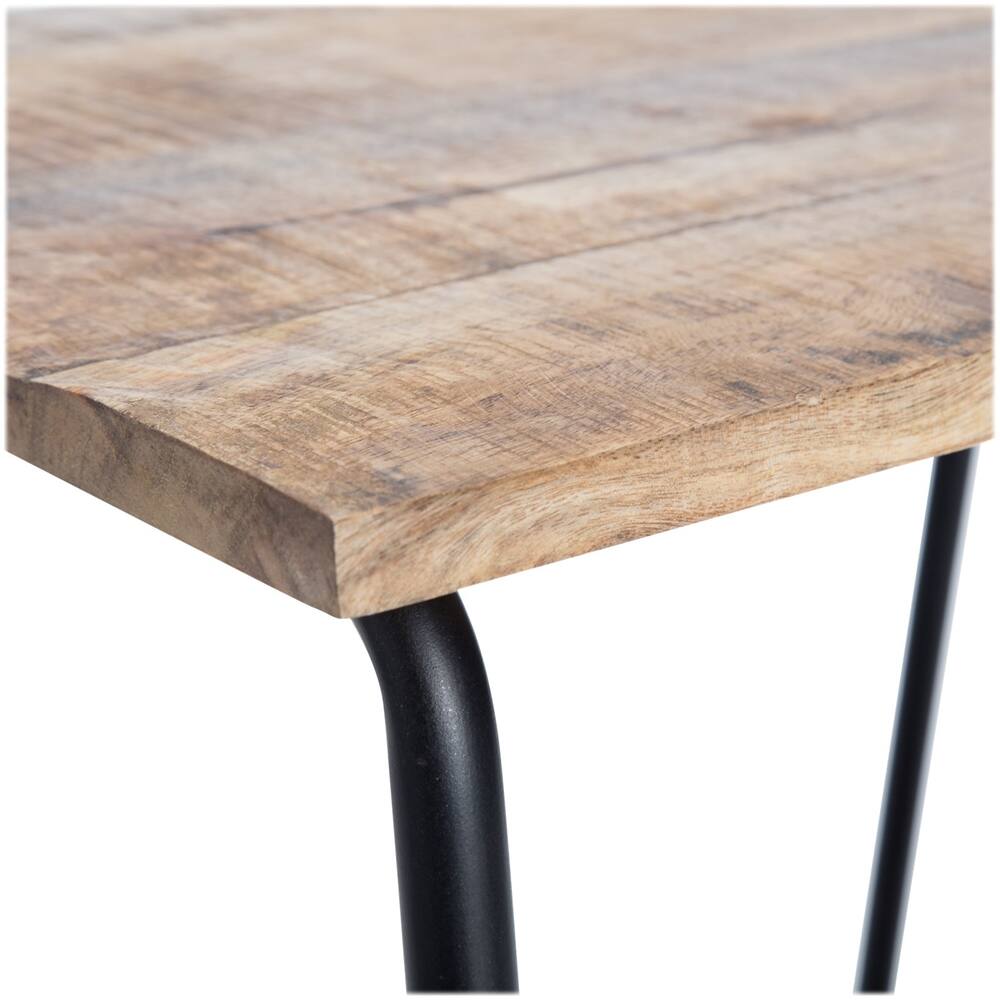 Alt View 12. Click Decor - Cooper Modern Industrial Mango Wood Side Table - Brown.