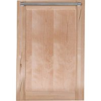 ZLINE - 18" Compact Top-Control Built-In Dishwasher with Stainless Steel Tub, 40dBA - Unfinished Light Wood - Front_Zoom