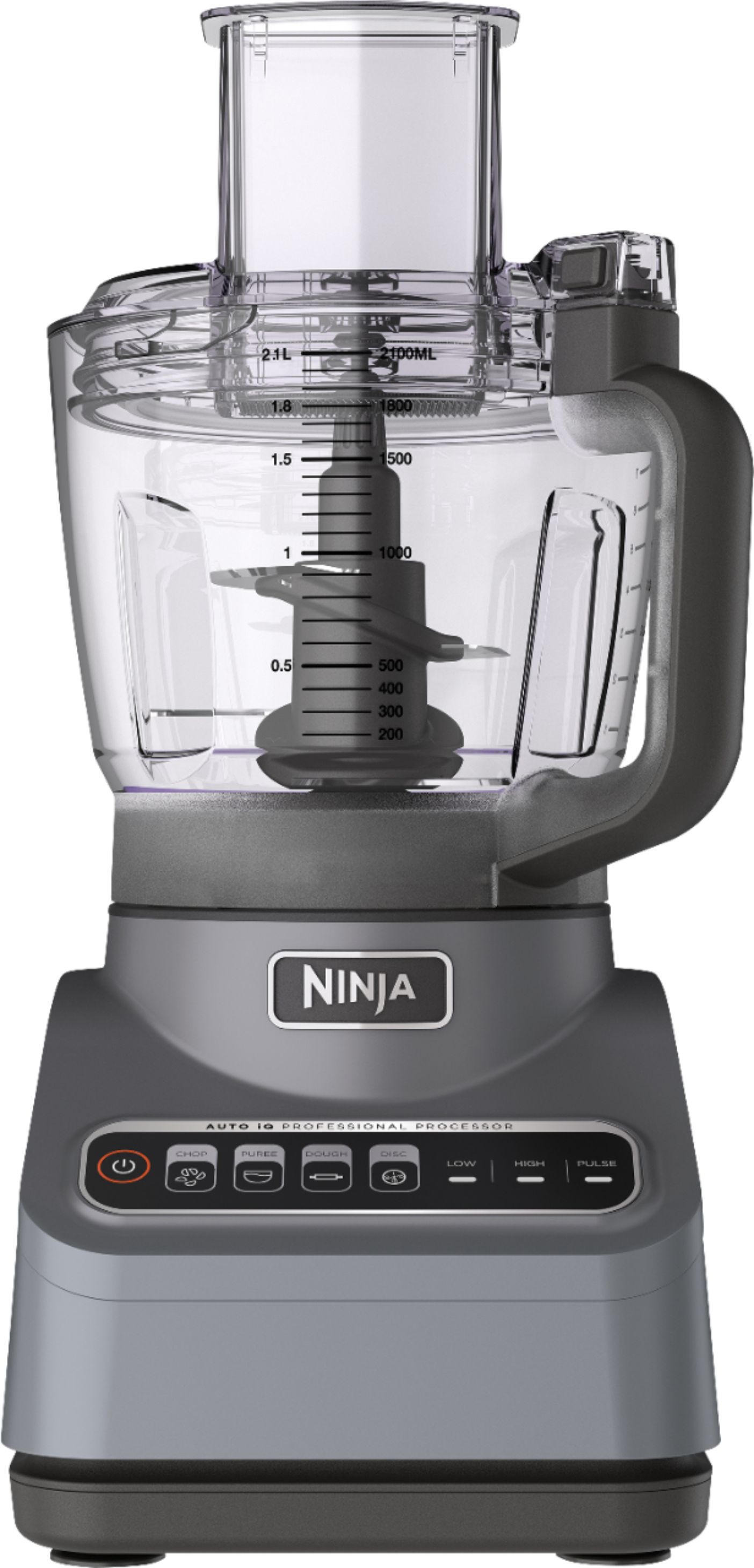 hurtig Outlook biord Ninja Professional Food Processor, 1000 Peak Watts, 9-Cup Capacity, Auto-iQ  Preset Programs Silver BN601 - Best Buy