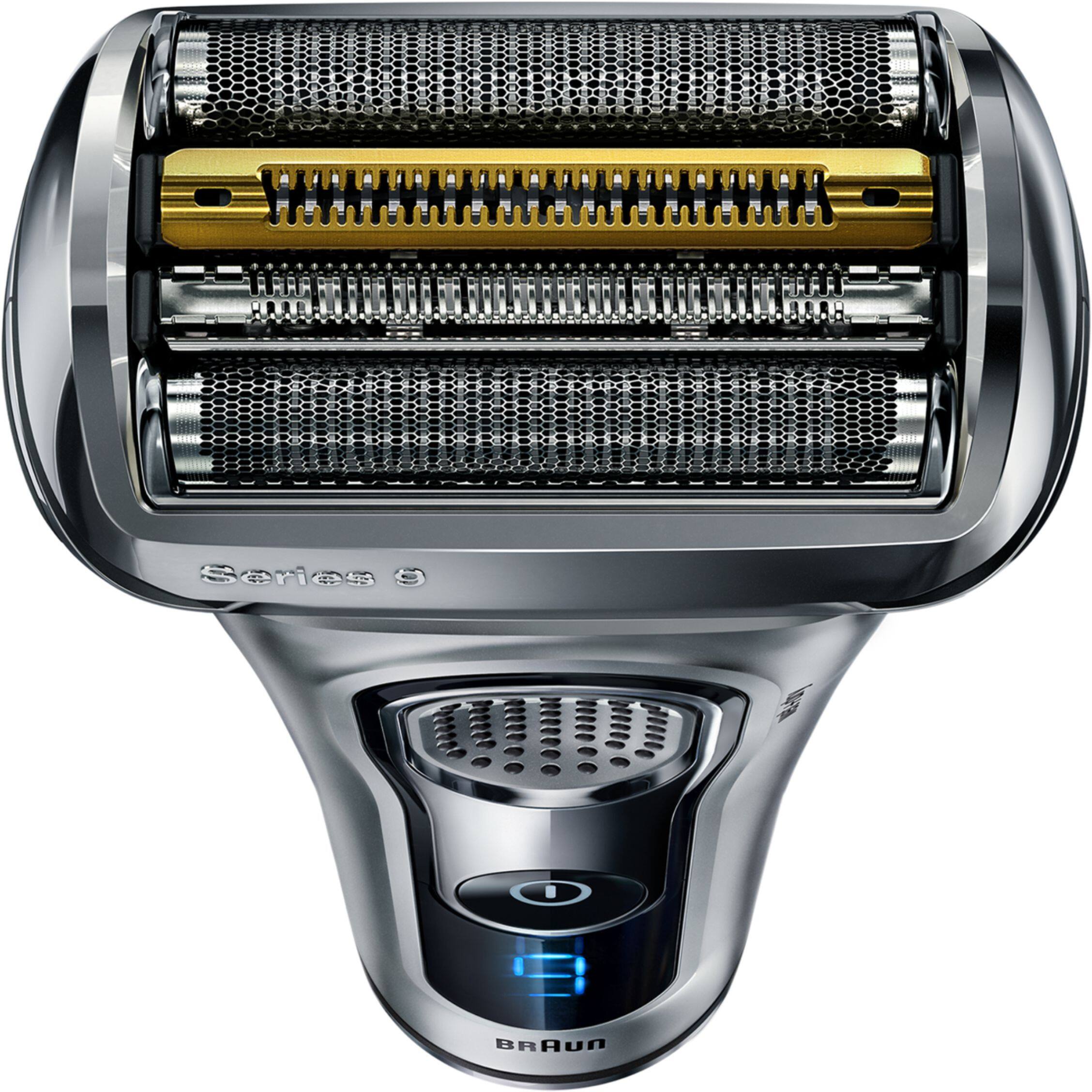 Alt View 13. Braun - Series 9 Rechargeable Wet/Dry Electric Shaver - Silver.