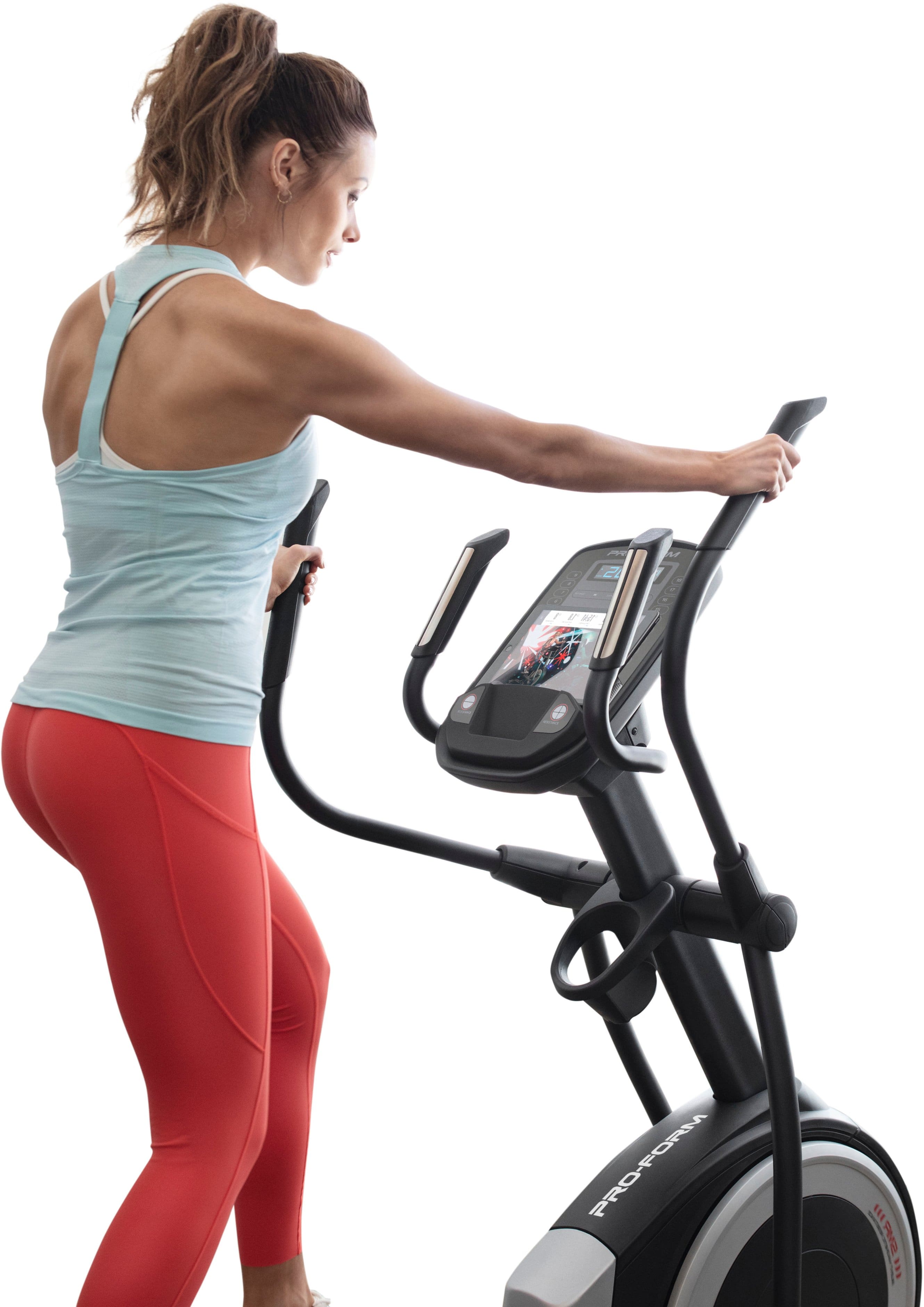 Alt View 15. ProForm - ProForm Carbon EL Elliptical with Adjustable Stride & Incline, 30-Day iFIT Membership for Studio & Global Workouts - Black.