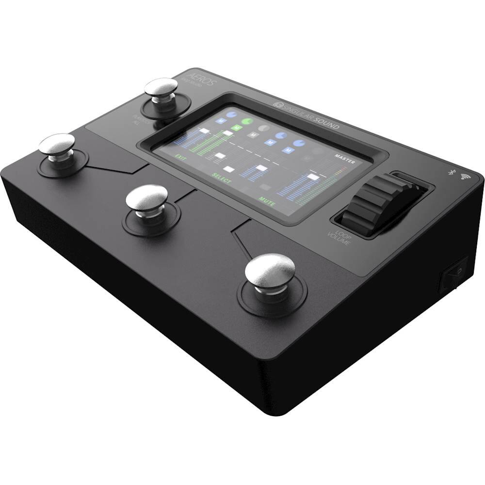 Left. Singular Sound - Stereo Looper Pedal - Black.
