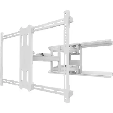 Front. Kanto - Full-Motion TV Wall Mount for Most 39" - 80" TVs - Extends 24" - White.