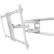Alt View 14. Kanto - Full-Motion TV Wall Mount for Most 39" - 80" TVs - Extends 24" - White.