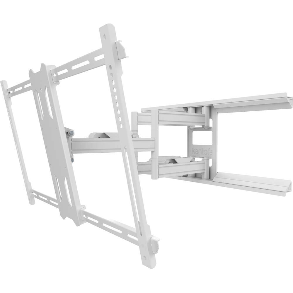 Alt View 14. Kanto - Full-Motion TV Wall Mount for Most 39" - 80" TVs - Extends 24" - White.