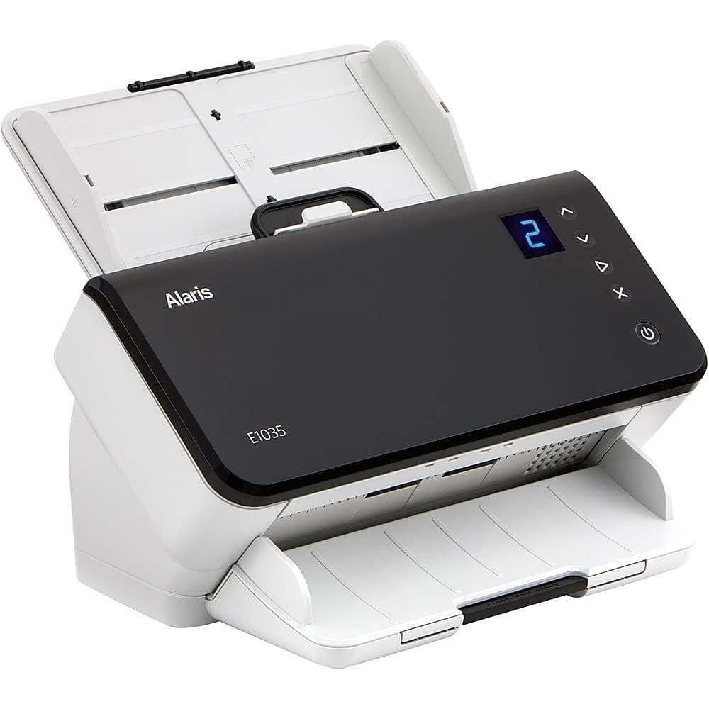 Best Buy: Kodak E1035 Document Scanner Black/White 13604341