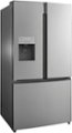 Alt View Zoom 3. Insignia™ - 25.4 Cu. Ft. French Door Refrigerator with Water Dispenser - Stainless steel.