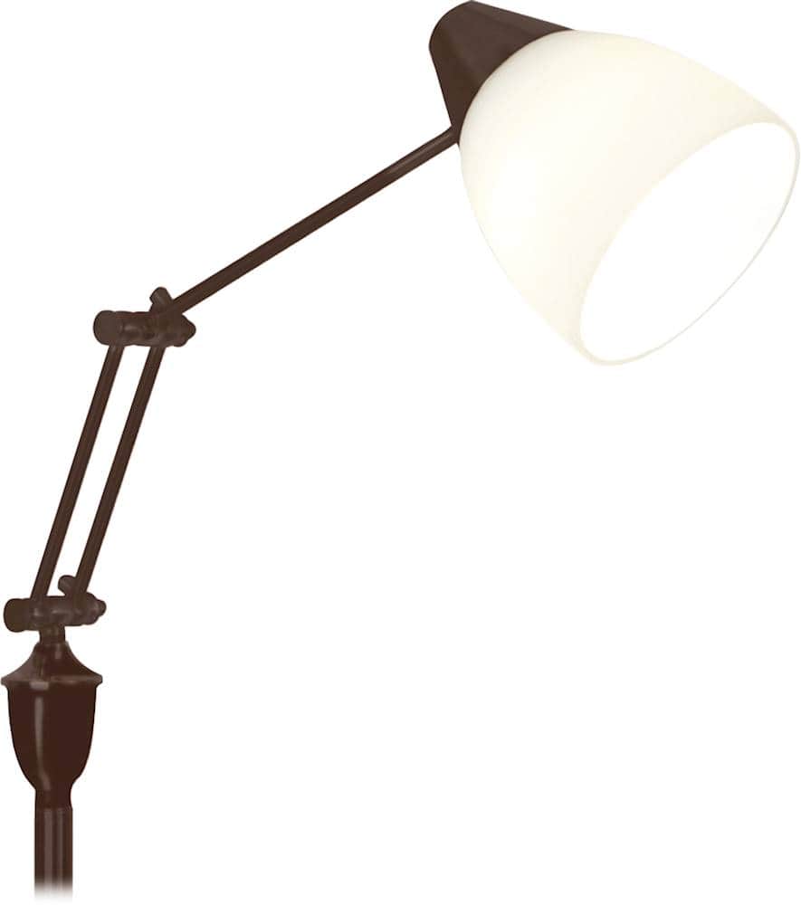 Alt View 11. OttLite - Webster LED Floor Lamp - Brown.