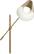 Alt View 11. OttLite - Archer LED Floor Lamp - Satin Brass.