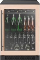 Zephyr - Presrv 24 in. 7-Bottle and 112-Can Single Zone Panel-Ready Beverage Cooler - Stainless Steel - Front_Zoom