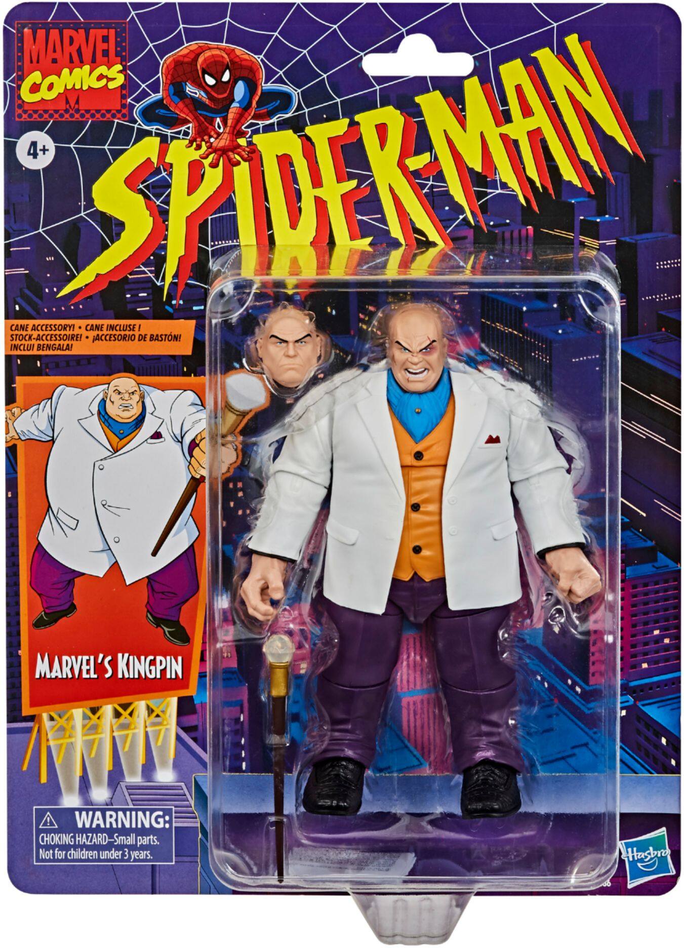 Alt View 11. Hasbro - Marvel Legends Series Vintage Collection 6-inch Marvel's Kingpin Figure.