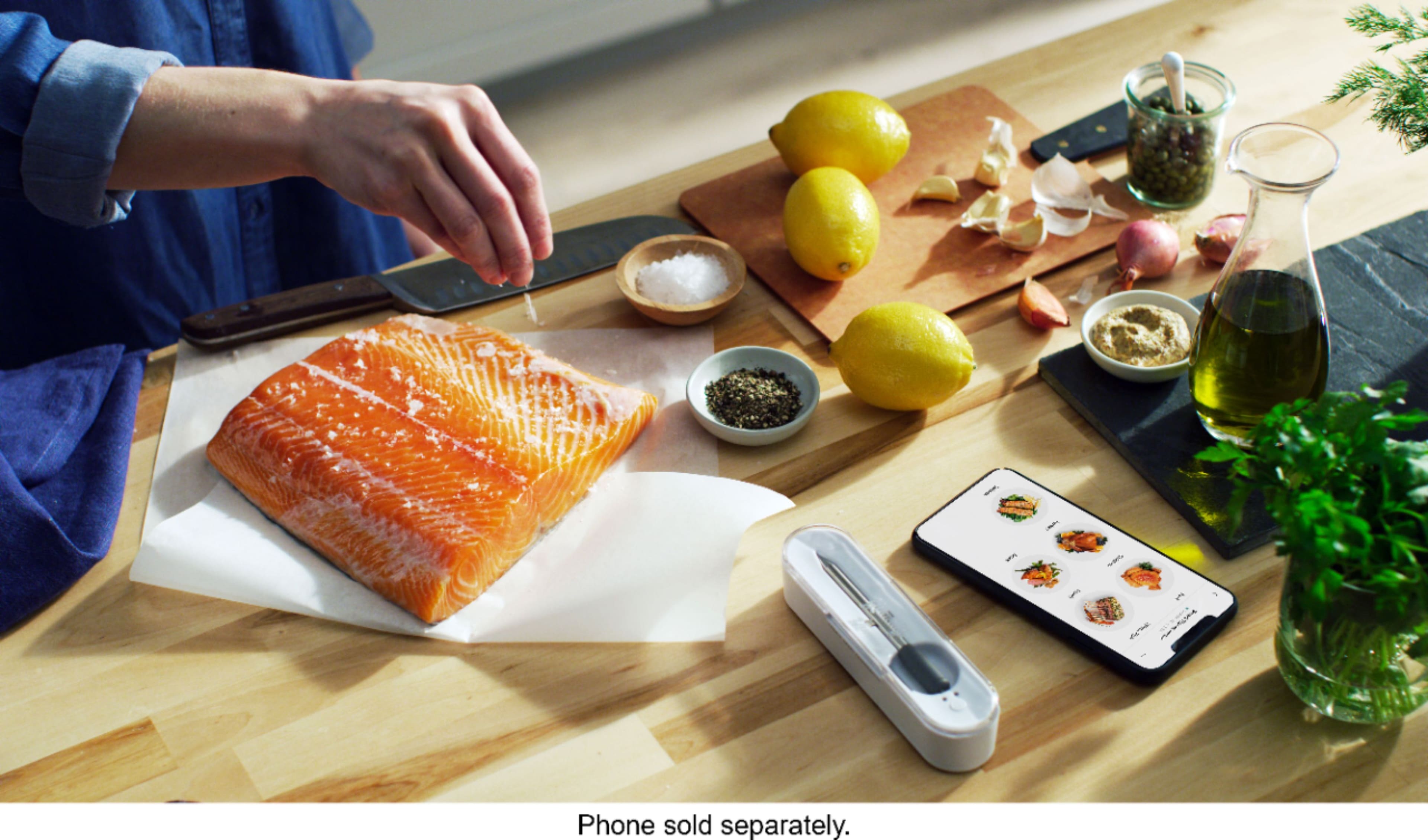  Yummly Smart Meat Thermometer with Wireless Bluetooth  Connectivity: Home & Kitchen