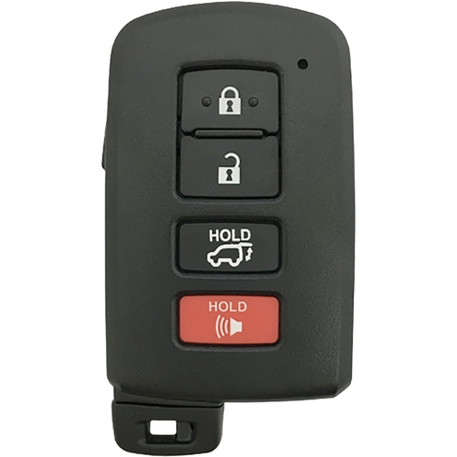 DURAKEY - Replacement Full Function Transponder, Remote and Key for select (2013-2018) Toyota RAV4 - Black
