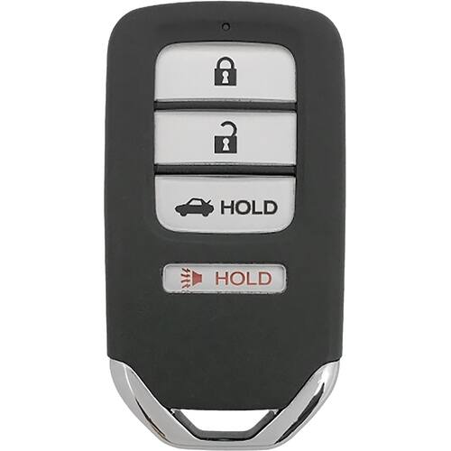 DURAKEY - Replacement Full Function Transponder, Remote and Key for select (2016) Honda CR-Z - Black